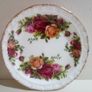 Butter Pat / Coaster x 2 Royal Albert Old Country Roses Bone China Image 3