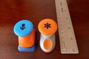 Pair of flower paper punches