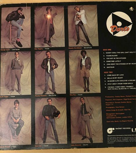 Darts Darts 1978 US Vinyl LP