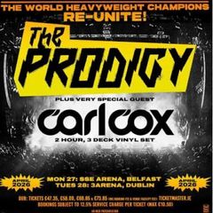 2 x prodigy Carl cox tickets