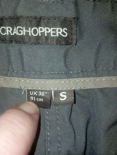 Men's grey Craghoppers Hiking Pants 36 short