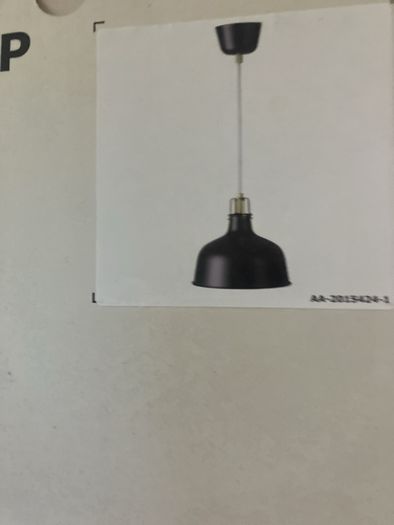 Black light pendant. Ikea Ranarp. BNIB