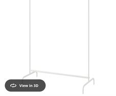 Ikea clothes rail
