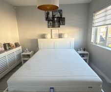 Brimnes bed / bed side tables and mattress