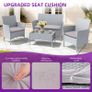 4 Person Rattan Wicker Sofa Set Image 2