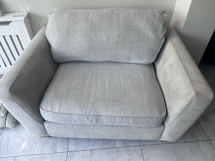 Sofa and snuggle chair