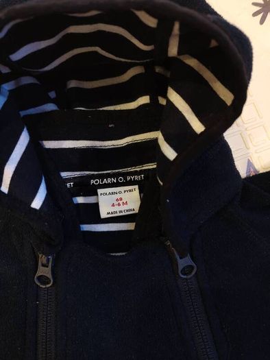 Polarn O. Pyret Windproof Fleece All-in-One (3-6 months)