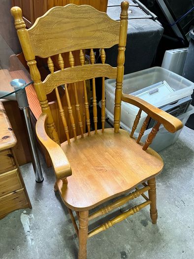 High back chair