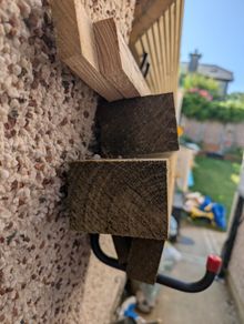 16 ft 4x3 treated posts