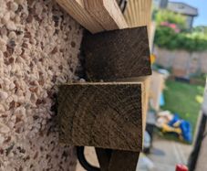 16 ft 4x3 treated posts