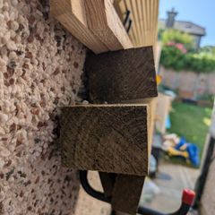 16 ft 4x3 treated posts