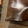 Brown leather YKK laptop / document bag Image 2