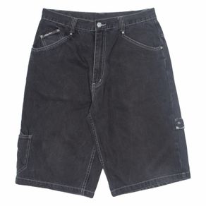 Karl Kani mens cargo jean Shorts in black