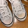 Womens White Converse Image 2
