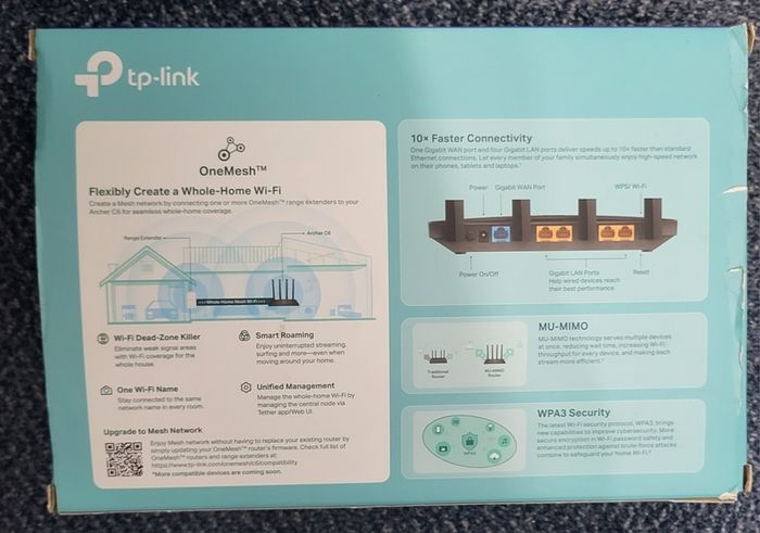 TP Link AC1200 Mesh Wi Fi Router