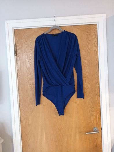 F&F Royal Blue Bodysuit. S. 12.  New - No Tag.