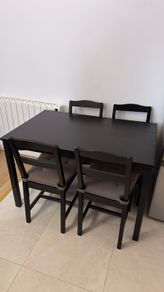 IKEA Dining table 4 chairs and 4 cushions