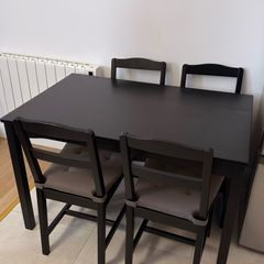 IKEA Dining table 4 chairs and 4 cushions