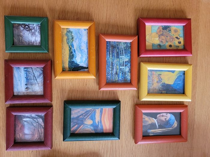 Miniature Paintings, pictures for dolls houses