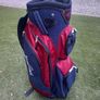 Spalding golf bag, hood, 10 clubs, good condition, ladies, children's Image 3