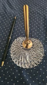 Antique Waterford Crystal Pen and holder