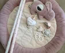 Mamas & Papas Welcome to the World Bunny Playmat & Activity Gym - Pink