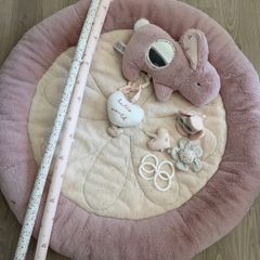 Mamas & Papas Welcome to the World Bunny Playmat & Activity Gym - Pink