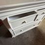 Solid wood chest of drawers and mirror Image 2