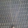 Nice genuine 925 Sterling Silver Wire Cage Pendant Necklace holding a natural Polished Smoky Quartz Crystal Gemstone Image 6