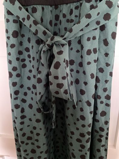 Women's dress just below knee length