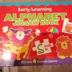 Alphabet puzzle book