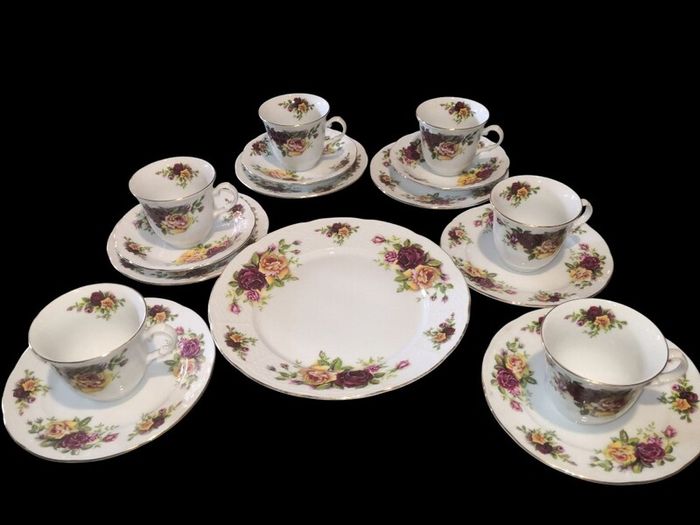 Beautiful Carslbad Bohemian teaset