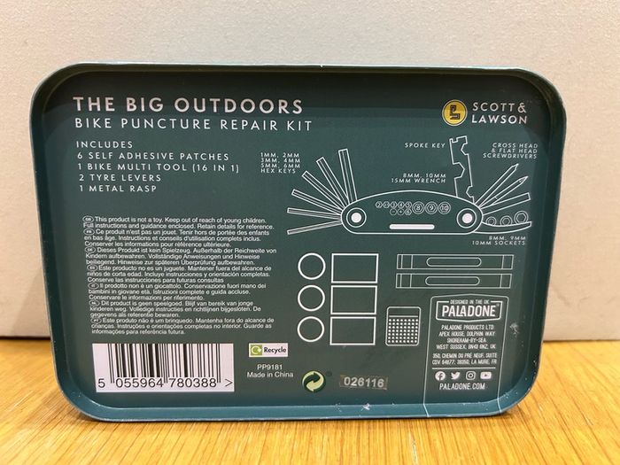 Bike puncture repair kit