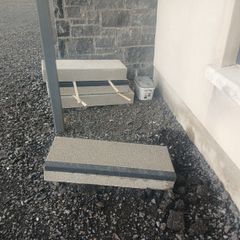 Granite steps