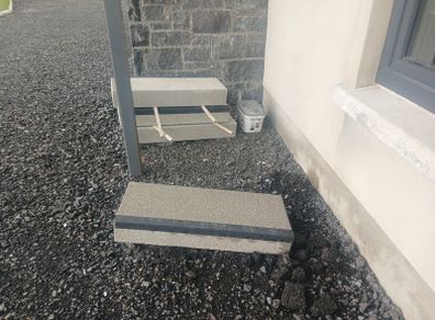 Granite steps