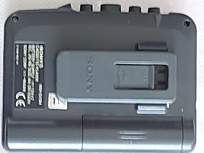 Sony Walkman and Sanyo AM-FM Stereo cassette Player, excellent cosmetic condition, no cables or batteries
