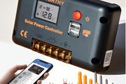 ECO-WORTHY 30A 12V/24V PWM USB Solar Panel Charge Controller