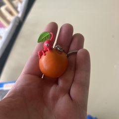 Vintage Club Nintendo Pikmin Keychain Red Pikmin Official Nintendo Reward Collectible