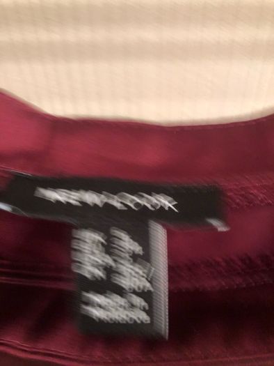 Women's New Look Maroon Blouse