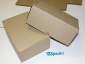Job Lot x 10 Small 19 x 13 x 9 cm all brown ecommerce boxes eco-friendly shipping and posting all brown light and sturdy size small