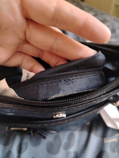 beautiful designer ashwood genuine leather black bag