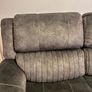 X2 2 seater grey suede recliner couch Image 4