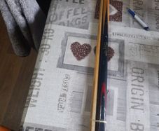 Jimmy White signed BCE 2 piece snooker cue postage available or collection