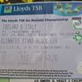 Ireland v Italy 2002 Six Nations rugby programme with ticket stub Image 2