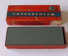 Vintage Carborundum Silicon Carbide No 109 Combination Sharpening Stone Coarse/Fine