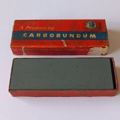Vintage Carborundum Silicon Carbide No 109 Combination Sharpening Stone Coarse/Fine