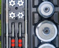 50kg Chrome Barbell & Dumbbell set