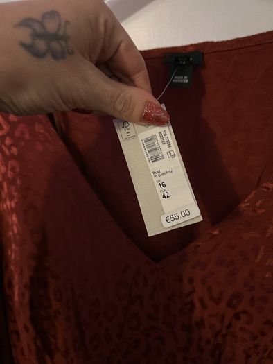 new river island dress RRP E55