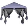 Hexagonal Pop-Up Marquee with 6 Sidewalls Dark Blue Image 5