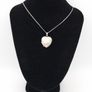 Stars Motif Heart Sterling Silver Locket On 925 Italian Chain Image 10
